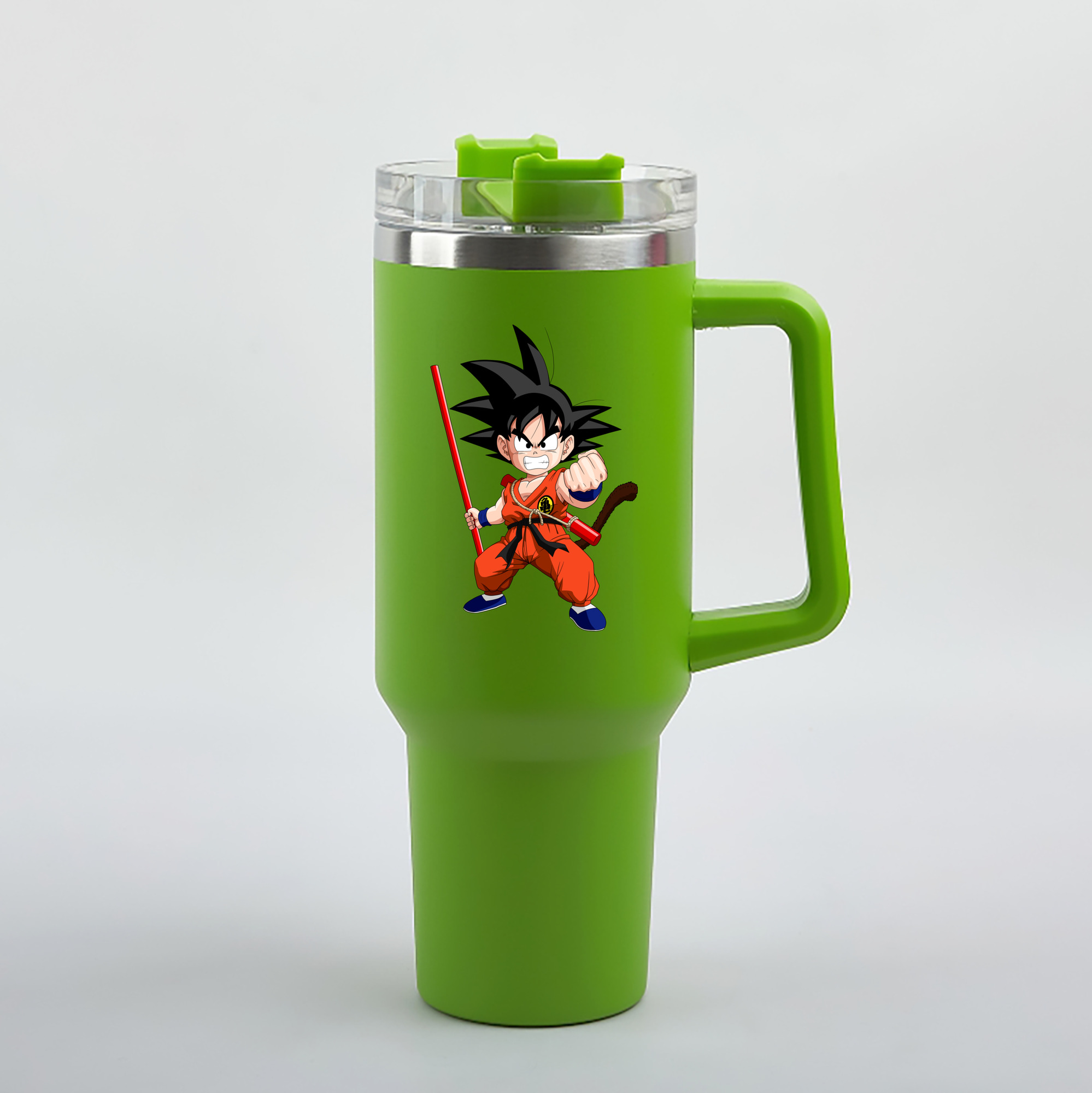 （画像用） ドラゴンボール 孫悟空（そん ごくう）Son Goku カカロット DRAGON BALL Kakarotto 1200mL車用タンブラー（カラープリント）